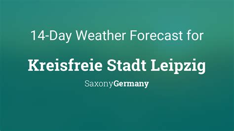 weather forecast leipzig germany